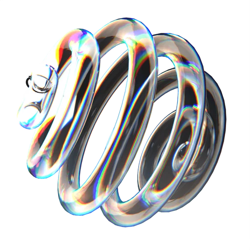 Rounded glass form