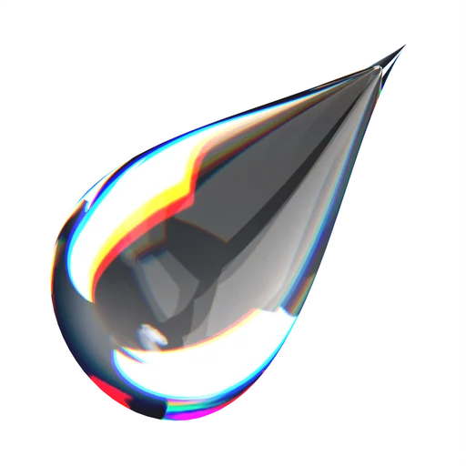 Angular glass object