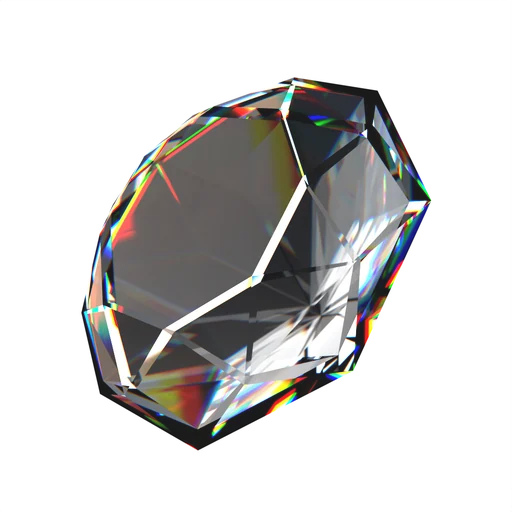 Faceted glass form